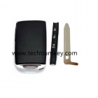 3 button smart key for Mazda with Emergercy key with SUV button and hold words