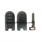 #2 blade 2+1 button smart key shell for Toyota Rush