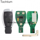 NEC 433Mhz Benz 3 button remote key  (1 battery)can be programmed repeatly