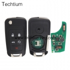 433Mhz(Keyless entry&Keyless go) Cheverolet 5 button flip key