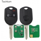 Ford 3 button remote key with 315Mhz(No chip inside)FCC:OUCD6000022/CWTWB1U793(for key with Trunk button)