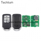 433Mhz 47 chip AVANCIER/URV /CRV 2017 2018 Honda 4 button smart key card