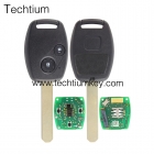 Original remote part FCC ID:KR55WK49308 433Mhz Accord 2008-2013 with electronic 46 chip Honda 2 button remote key
