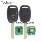 Original remote part FCC ID:KR55WK49308 433Mhz Accord 2008-2013 with electronic 46 chip Honda 2 button remote key