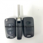 for Hyundai 3 button flip key with Middle Right blade