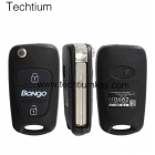 Kia 3 button flip key shell