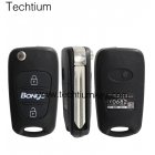 Kia 3 bouton flip key shell Lame droite