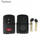 2+1 Button key shell for XSTO01EN
