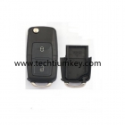 2 button For VW B5 flip key case without battery place