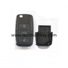 3 button For VW B5 flip key case without battery place