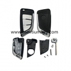 for VW 202AD/202AJ New Upgrade 3 button flip remote key shell