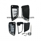 for VW B5 without battery holder New Upgrade 2 button flip remote key shell