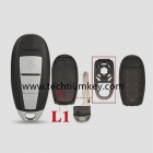 2 button key shell for Suzuki L1