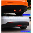 Guide light for Tesla Model Y(Black&Red)