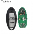 433Mhz,47 chip,FCC:KR5S180144014 2 button Nissan Altima Maxima Teana 2013-2015 smart key