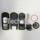 Mazda 4 button key shell with #1 blade with hold words
