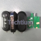 Delphi system 433Mhz ID46 chip 2 button flip remote key for Fiat 500