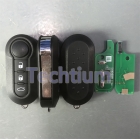 Marelli system 433Mhz ID46 chip 3 button flip remote key for Fiat 500
