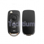 433MHz FSK Megamos AES ID48 chip with SIP22 blade 4 button remote key for Fiat 500X,,Egea,Tipo
