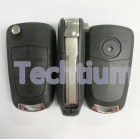 Opel Original style 3 button remote key shell with HU43 Blade