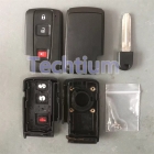 Toyota 2+1 button smart key shell with blade