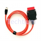 ENET ICOM (Ethernet to OBD) Interface Cable Coding For BMW F-Series without CD Red color