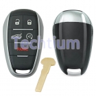 434MHz  4A  Chip FCC:KR5ALFA434 PN: 6EP44LXHAA 5 button remote key for Alfa Romeo Giulia Stelvio 2017-2021