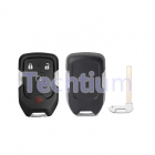 433Mhz 46  chip FCC:HYQ1AA  3+1 button remote key for Chevrolet/GMC