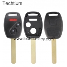 434Mhz ID46 chip FCC: CWTWBIU545 2+1 button remote key for Honda