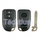 3 button smart key shell for Toyota Hiace Regiusage