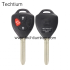 312Mhz NO Chip FCC:MOZB41TG  2+1 button remote key for Toyota with sticker