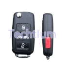 4+1 button remote key case for VW