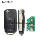315Mhz ID48 Chip 1J0959753DA 3 button remote key for VW