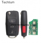 315Mhz ID48 Chip 1K0959753P NBG92596263 3+1 button remote key for VW