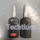 313Mhz 4D63 80 chip FCC:JX331BA5802C 2+1 button remote key for Mazda