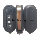 433Mhz 4A chip PN:A2C86460000 3 button remote flip key for Fiat with White button