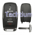 4 button remote key shell for Dodge