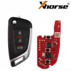 XKKF05EN=XKKF02EN VVDI universal 3 button remote master