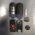 Mazda 3 button Smart key shell