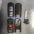 Mazda 4 button key shell with #2 blade with hold words