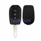#6 blade 3 button remote key for Renault