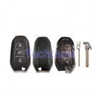 VA2/307 blade Light button (New style) 3 button remote key for Citroen,Peugeot,DS