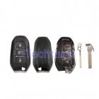 HU83/407 blade Light button (New style) 3 button remote key for Citroen,Peugeot,DS