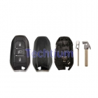 VA2/307 blade Light button (Old style) 3 button remote key for Citroen,Peugeot,DS