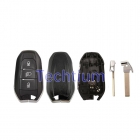 HU83/407 blade Light button (Old style) 3 button remote key for Citroen,Peugeot,DS
