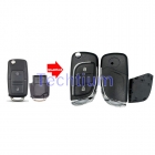 no battery holder 2 button modified flip  remote key shell for VW B5