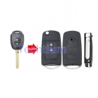 2 button modified flip remote Key for Toyota Corolla Camry