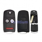313.8Mhz ID46 chip 2+1 button modified flip remote key for Honda Jazz CRV