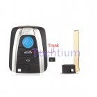 Bouton du coffre 4 boutons clef intelligente coque pour BMW