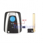 Bouton SUV 4 boutons clef intelligente coque pour BMW